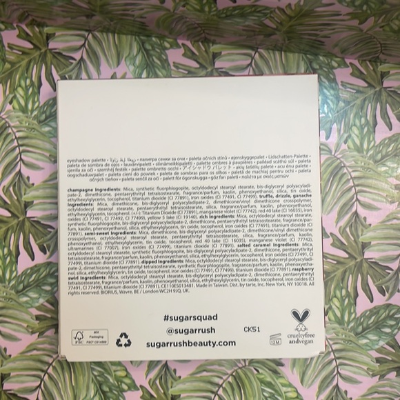 NWT TARTE Sugar Rush Cravings Eyeshadow Pallet - Picture 2 of 2